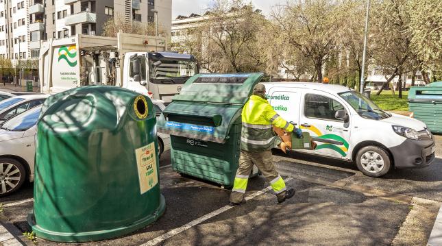 Pamplona recoge 147.353 toneladas de residuos en 2024, un aumento del 2,1% respecto al año anterior